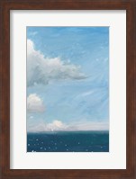 Framed Open Sea Blue Crop