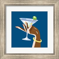Framed Cocktail Time I Sq