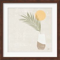 Framed Sun Palm II Sq