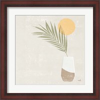 Framed Sun Palm II Sq