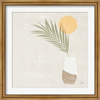 Framed Sun Palm II Sq