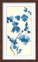 Framed Blue Branch III v2 Crop