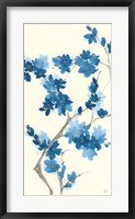 Framed Blue Branch III v2 Crop