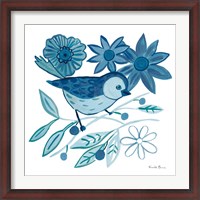 Framed Blue Bird III