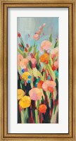 Framed Vivid Flowerbed II
