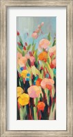 Framed Vivid Flowerbed II