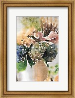Framed Watercolor Vase 2