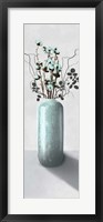 Framed Teal Cotton Bouquet 2