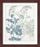 Framed Linen Herbs 1