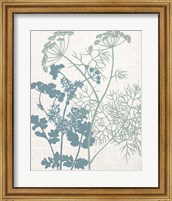 Framed Linen Herbs 1