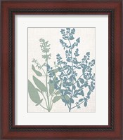 Framed Linen Herbs 2