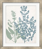 Framed Linen Herbs 2