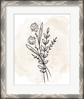 Framed Floral Sketch 1