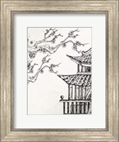 Framed Pagoda Cherry Blossom 2