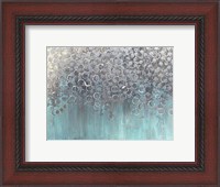 Framed Raining on Aqua