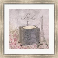 Framed Floral Bath 2