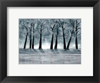 Framed Blue Forest