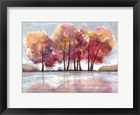 Framed Lake Foliage