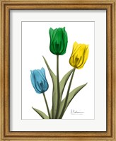 Framed Jeweled Tulip Trio 2