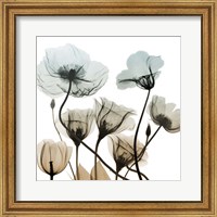 Framed Sandy Floral Cluster 2