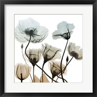 Framed Sandy Floral Cluster 2