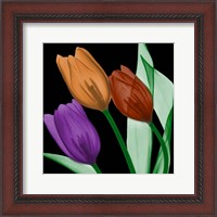 Framed Jeweled Tulips 4