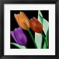 Framed Jeweled Tulips 4