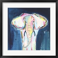 Framed Tie Dye Elephant