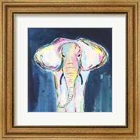 Framed Tie Dye Elephant