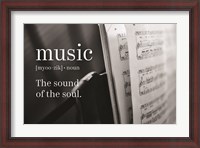 Framed Music Sound of Soul