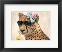 Framed Cool Safari Cat