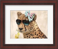 Framed Cool Safari Cat