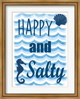 Framed Happy And Salty