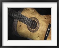 Framed Acoustic Guitar