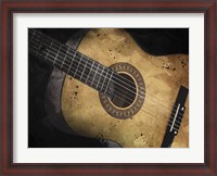 Framed Acoustic Guitar