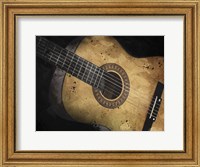 Framed Acoustic Guitar