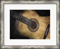 Framed Acoustic Guitar