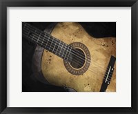 Framed Acoustic Guitar