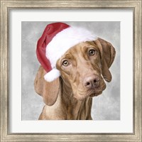 Framed Christmas Pup 1