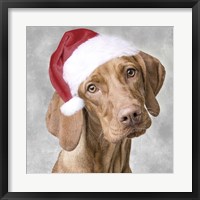 Framed Christmas Pup 1