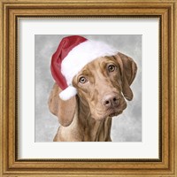 Framed Christmas Pup 1