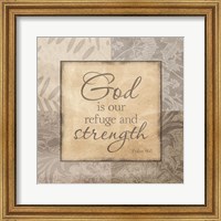 Framed Refuge And Strength