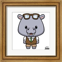 Framed Hudson Hippo