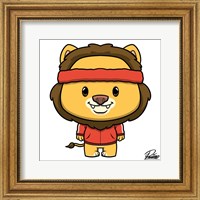 Framed Lucas Lion