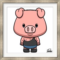 Framed Preston Pig