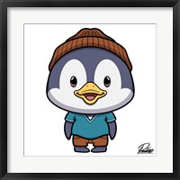 Framed Pryce Penguin