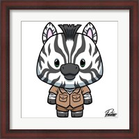 Framed Zane Zebra