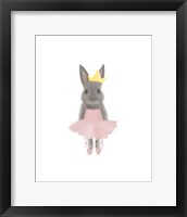 Full Body Ballet Bunny Framed Print