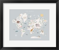 Framed World Map