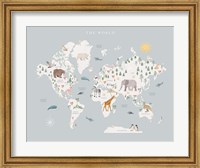 Framed World Map